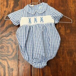 Easter smocked bubble size 18 months